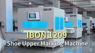 Come le fabbriche di scarpe migliorano la precisione della cucitura con la macchina per marcatura automatica #footwearmanufacturing