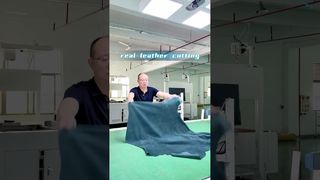 Macchina da taglio per vera pelle | Taglio CNC intelligente con annidamento automatico e rilevamento dei difetti