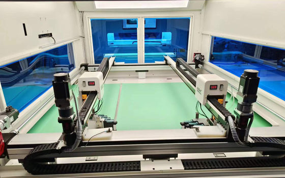 Buon prezzo Macchina di stampa digitale a doppia testa per cuoio con area di lavoro di 1200 x 900 mm e controllo informatico per la marcatura delle scarpe in linea