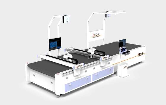 Buon prezzo Dual Head IB1660 Leather Cutting Machine | Automatic CNC Genuine Leather Cutter in linea