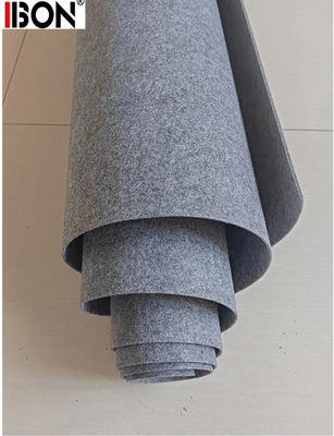 Cintura trasportatrice in feltro grigio da 4 mm personalizzata per macchine oscillatrici per taglio coltello con superficie resistente e traspirante